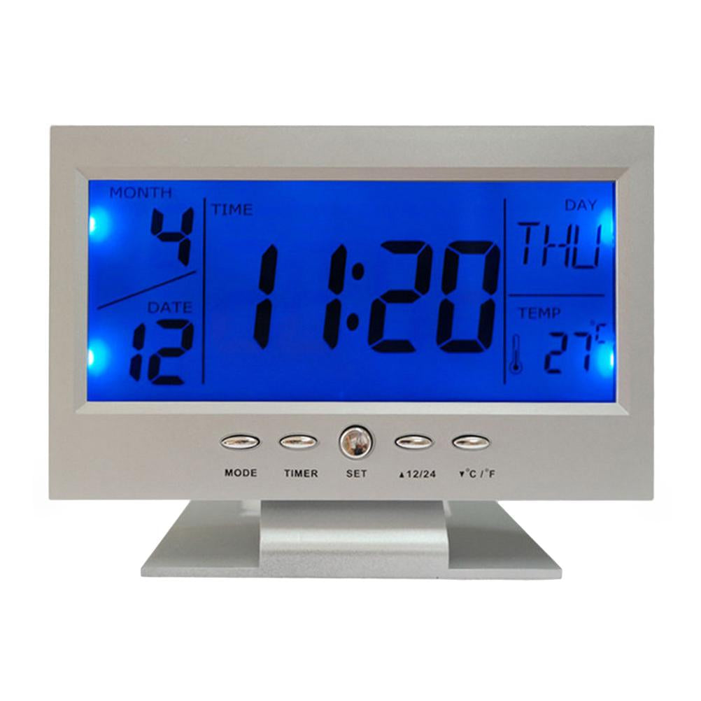 Ceas cu ecran LCD si control vocal