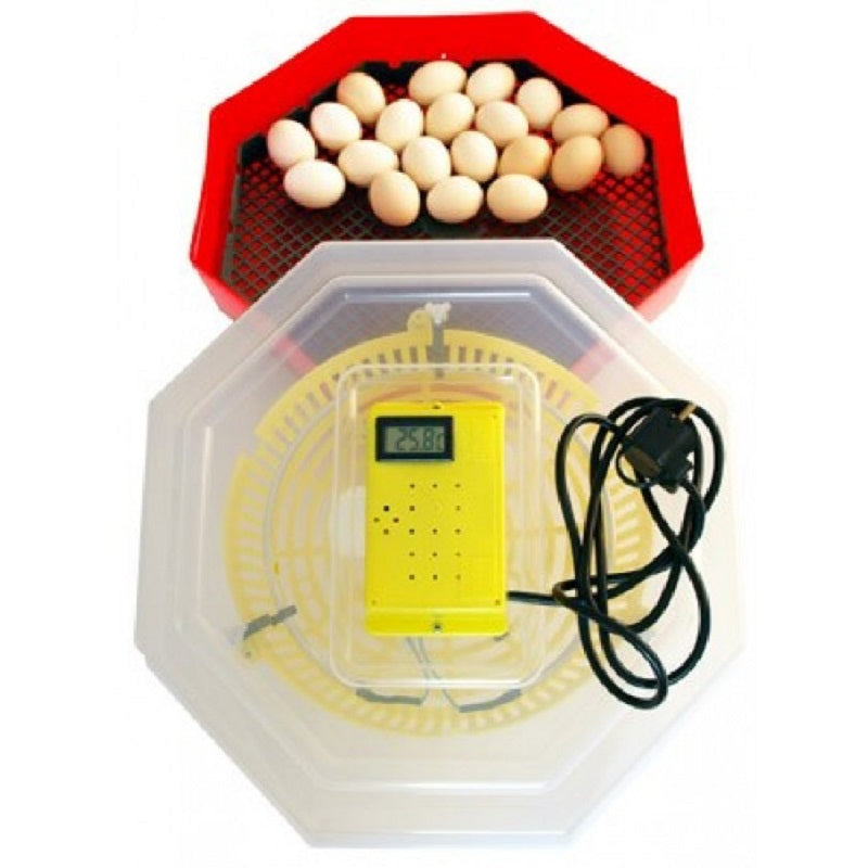 Incubator electric , ERT-MN 9051, Temperatura incubare 38 grade, Capacitate 60 oua gaina, cu Termometru