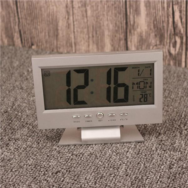 Ceas cu ecran LCD si control vocal