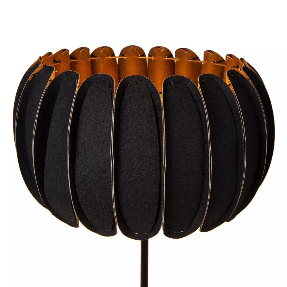 Lampadar SPENCER cu Abajur din Fetru, Negru, Ø40 cm, 1 x E27