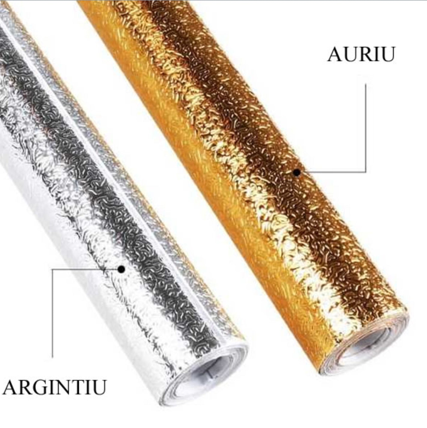 Folie autoadeziva pentru bucatarie din aluminiu