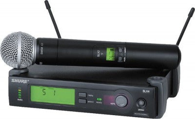 Set microfon si receiver wireless Shure SM58 SLX4