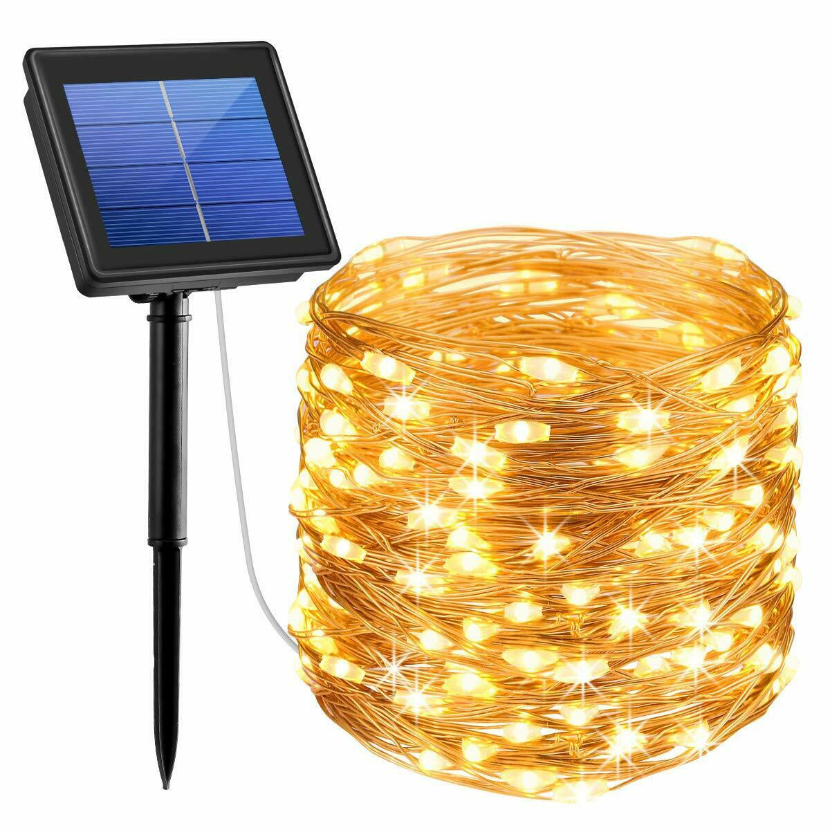Instalatie solara pentru casa sau gradina, 120 LED-uri, 14 metri