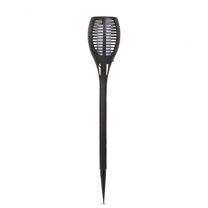 Lampa solara cu efect de flacara pentru gradina sau casa, 78 cm.