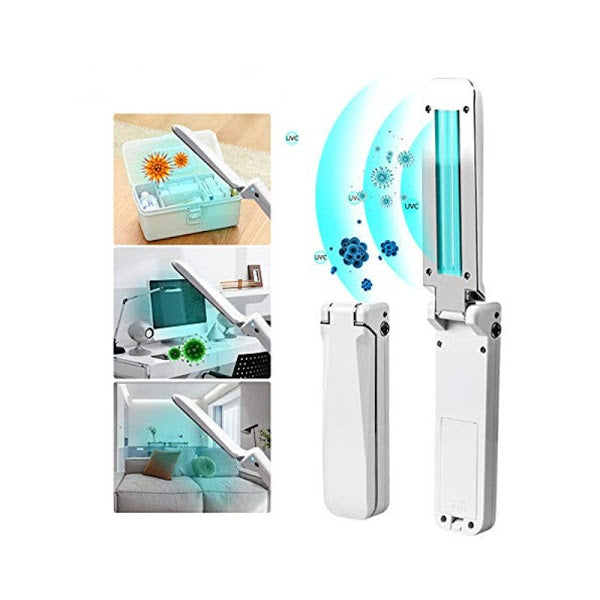 Lampa portabila bactericida UV-C, pliabila