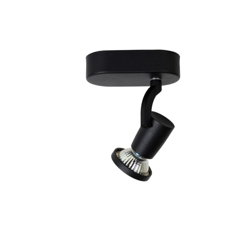 Spot Aplicat JASTER-L, Negru, LED GU10 5W, Lumină Caldă 2700K