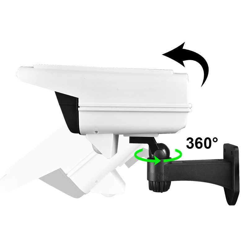 Proiector tip camera falsa cu panou solar, senzor de miscare
