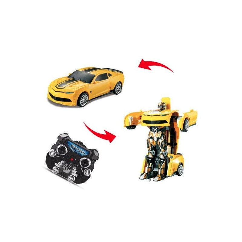 Masina ce se transforma in robot cu telecomanda radio