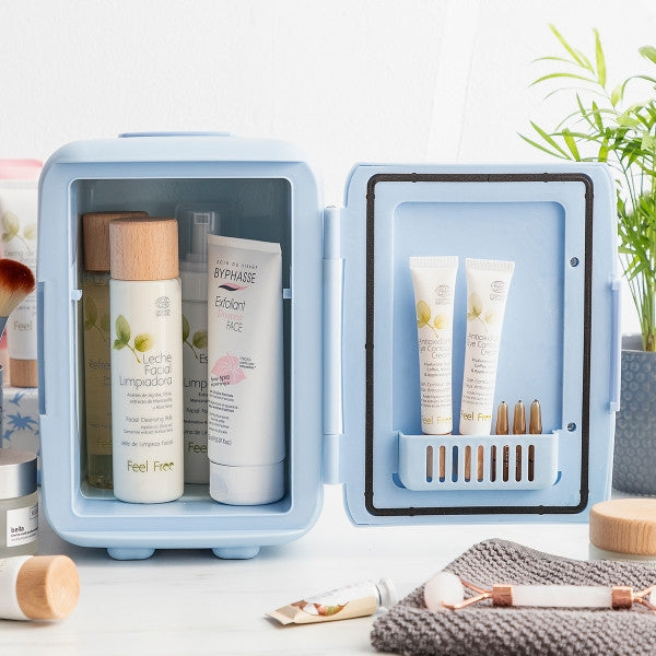 Mini frigider bauturi, alimente sau cosmetice cu functie de racire si incalzire pentru auto si casa