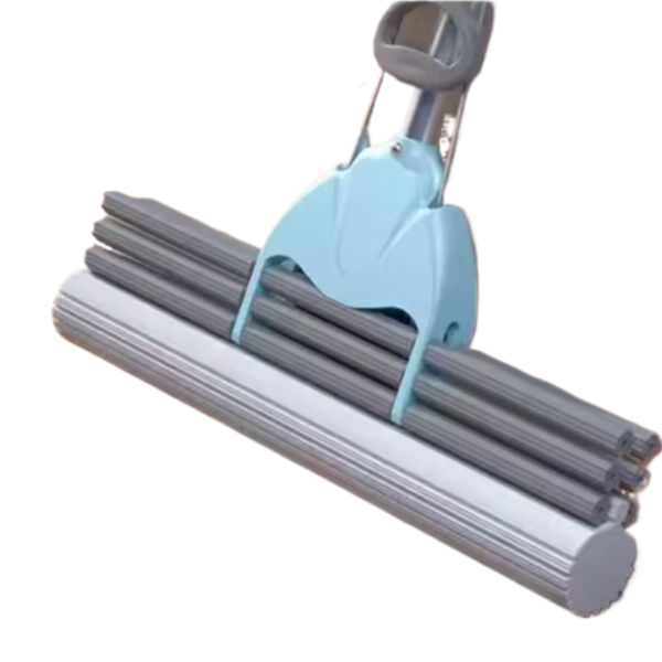 Mop cu Cap Rotativ și Coadă Telescopică din Inox, Absorbție Mare, pentru Toate Pardoselile