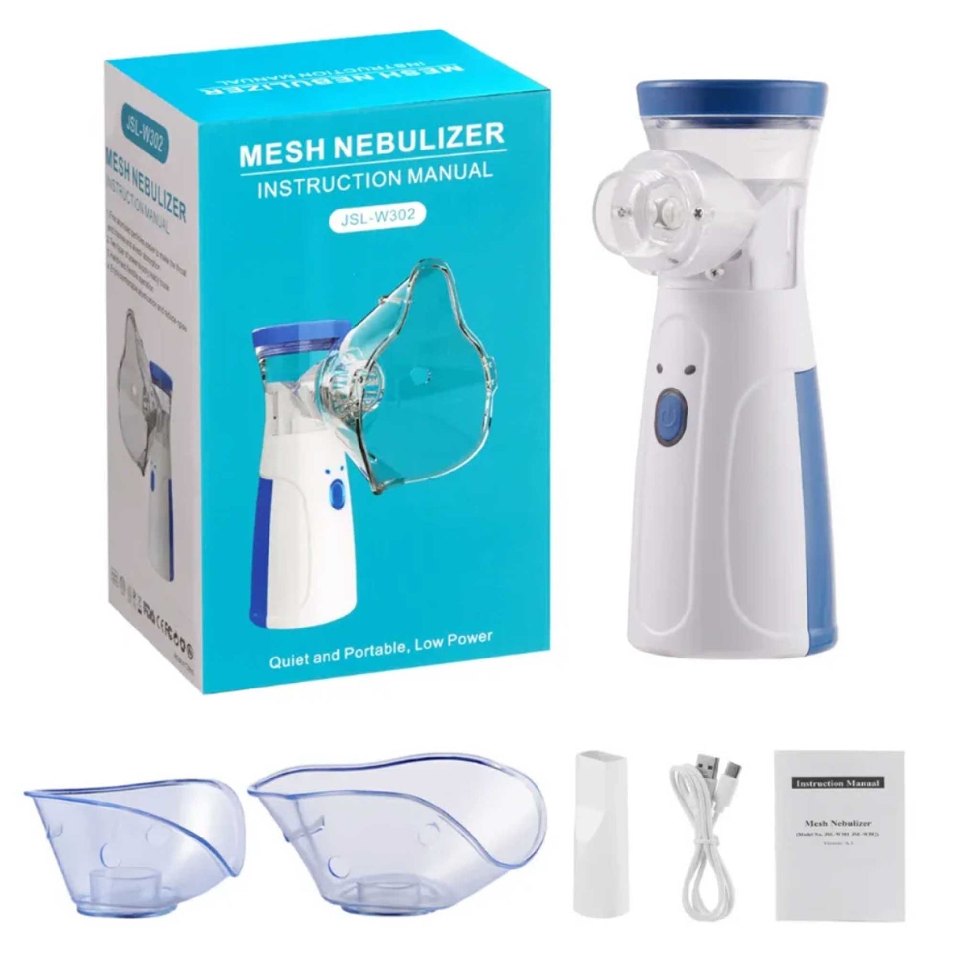Nebulizator Portabil JSL-W302 – Silențios, Eficient și Ușor de Transportat
