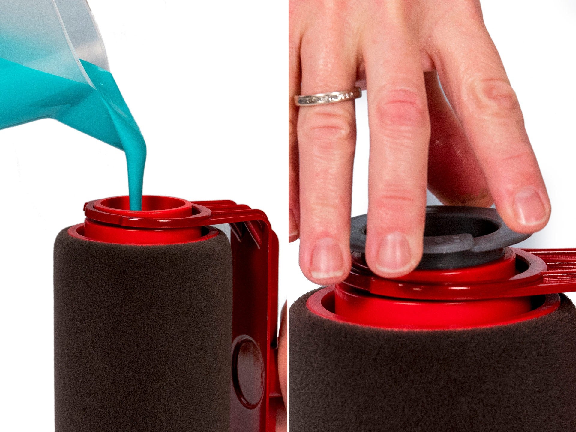Set trafalet portabil 2in1 cu rezervor Paint Racer
