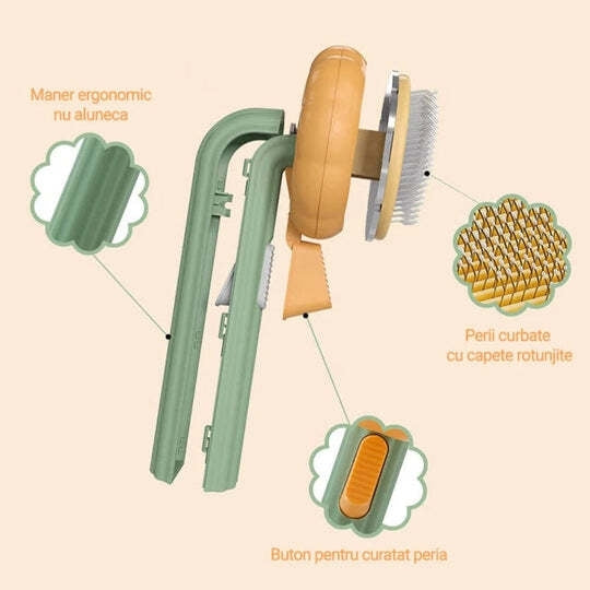 Perie pieptan animale CircleBrush