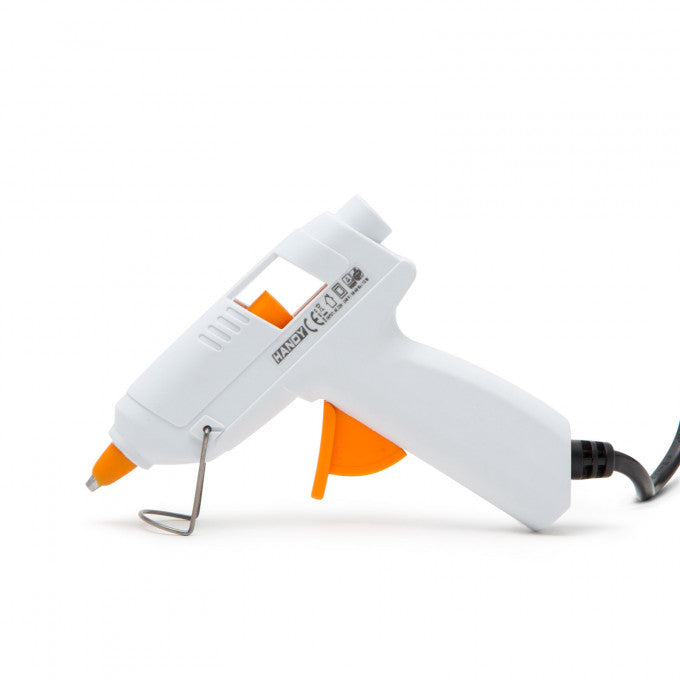 Pistol pentru lipire termoadeziva, 7 mm + 20 Batoane silicon cadou