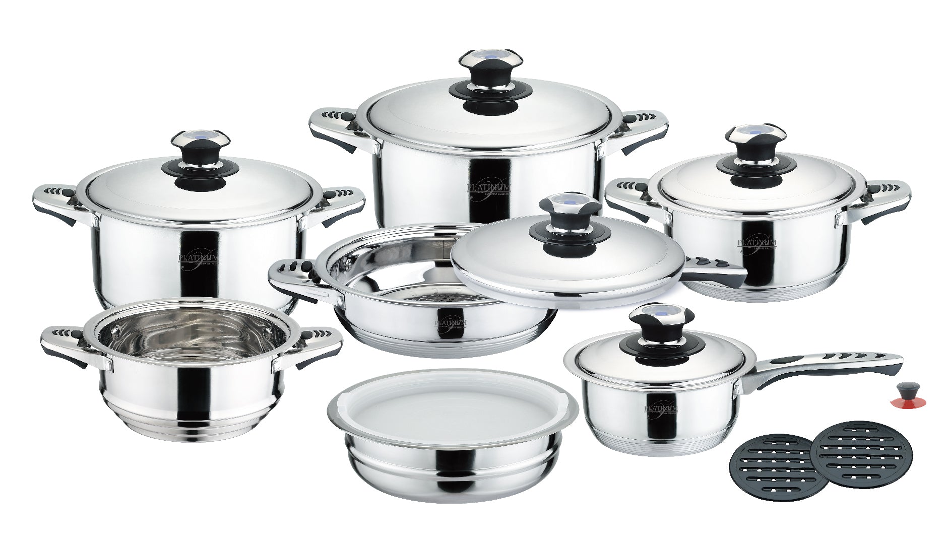 Set oale inox 16 piese