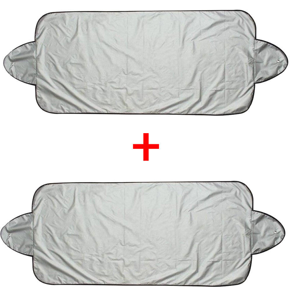 Pachet promotional prelata auto parasolar pentru parbriz 1+1 gratis