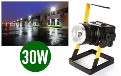 Proiector cu led 30W reincarcabil 3 acumulatori Li-ion 8800mAh