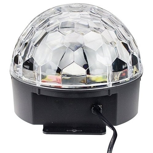 Glob Disco LED Magic Ball cu Rotire Automată și Lumini Multicolore pentru Petreceri