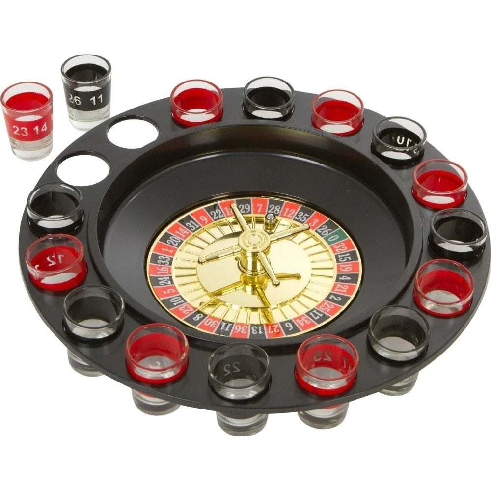 Ruleta cu 16 pahare pentru shot-uri