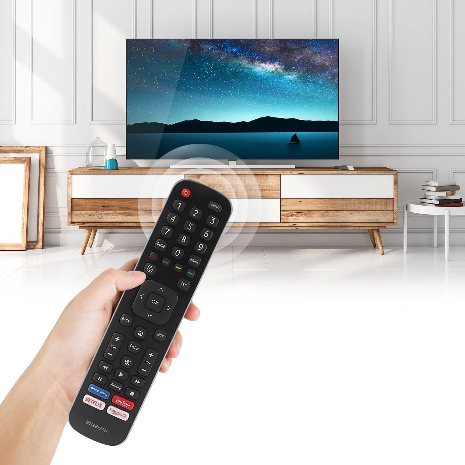 Telecomandă Universală pentru Hisense LED/LCD Smart TV – Model EN2BI27H