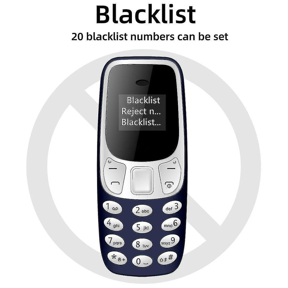 Telefon mobil mini BM10 – Dual SIM, Bluetooth, ecran 0.66"