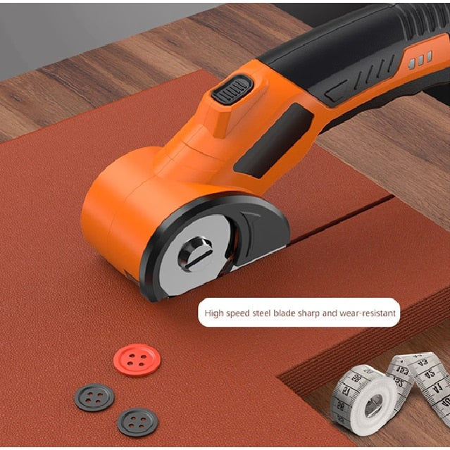 Foarfecă Electrică cu Acumulator pentru Carton, Piele și Mochetă, Tăiere până la 6 mm