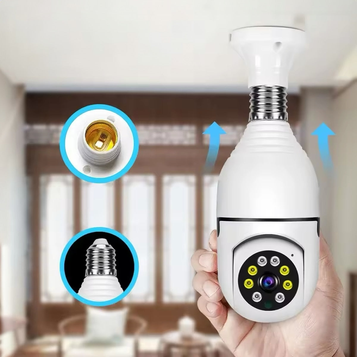 Camera de supraveghere Wireless tip bec E27