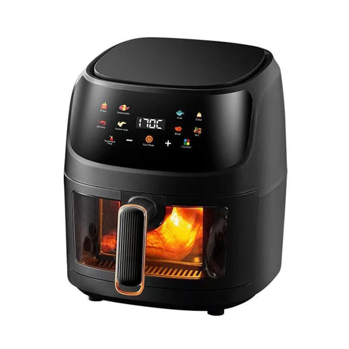 Friteuză cu Aer Cald Tip Cuptor 8 Litri, Display Digital, Funcție de Coacere