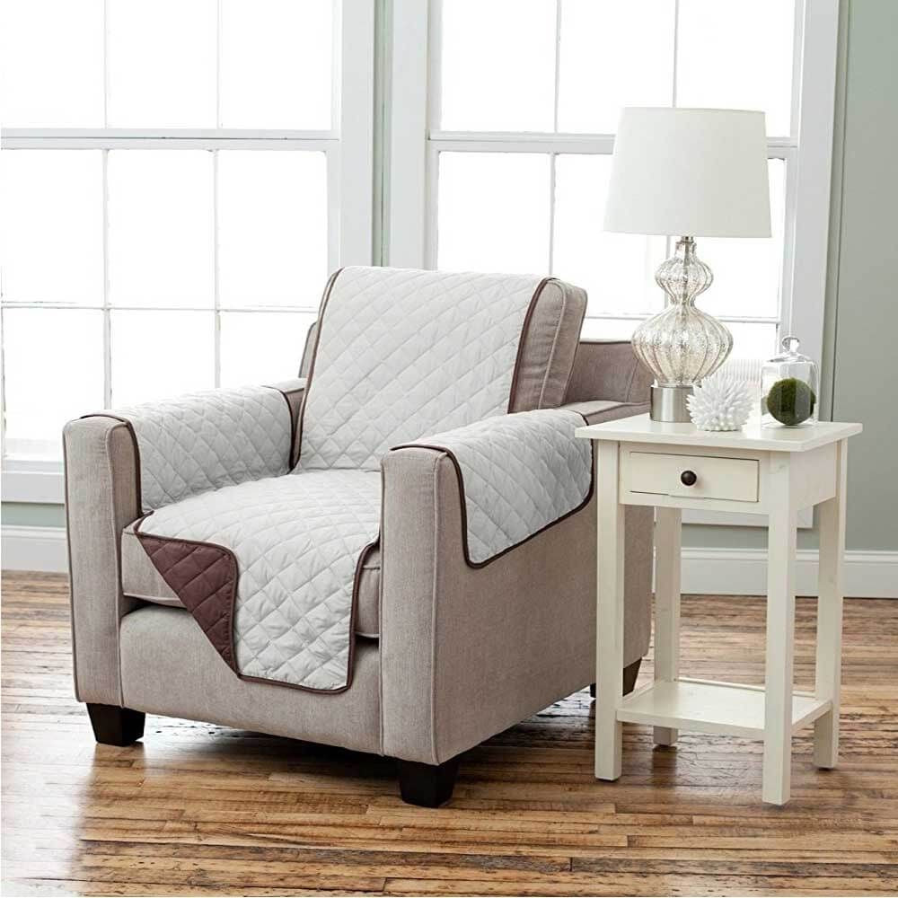 Set 2 Huse textile pentru fotoliu cu doua fete