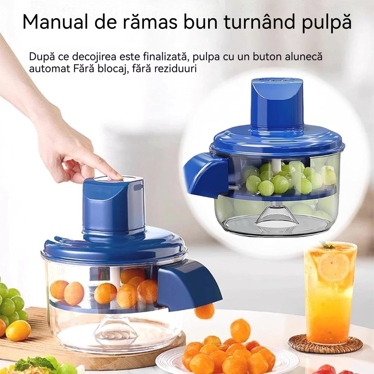 Curățător Electric pentru Usturoi și Struguri, Aparat pentru Decojit Rapid