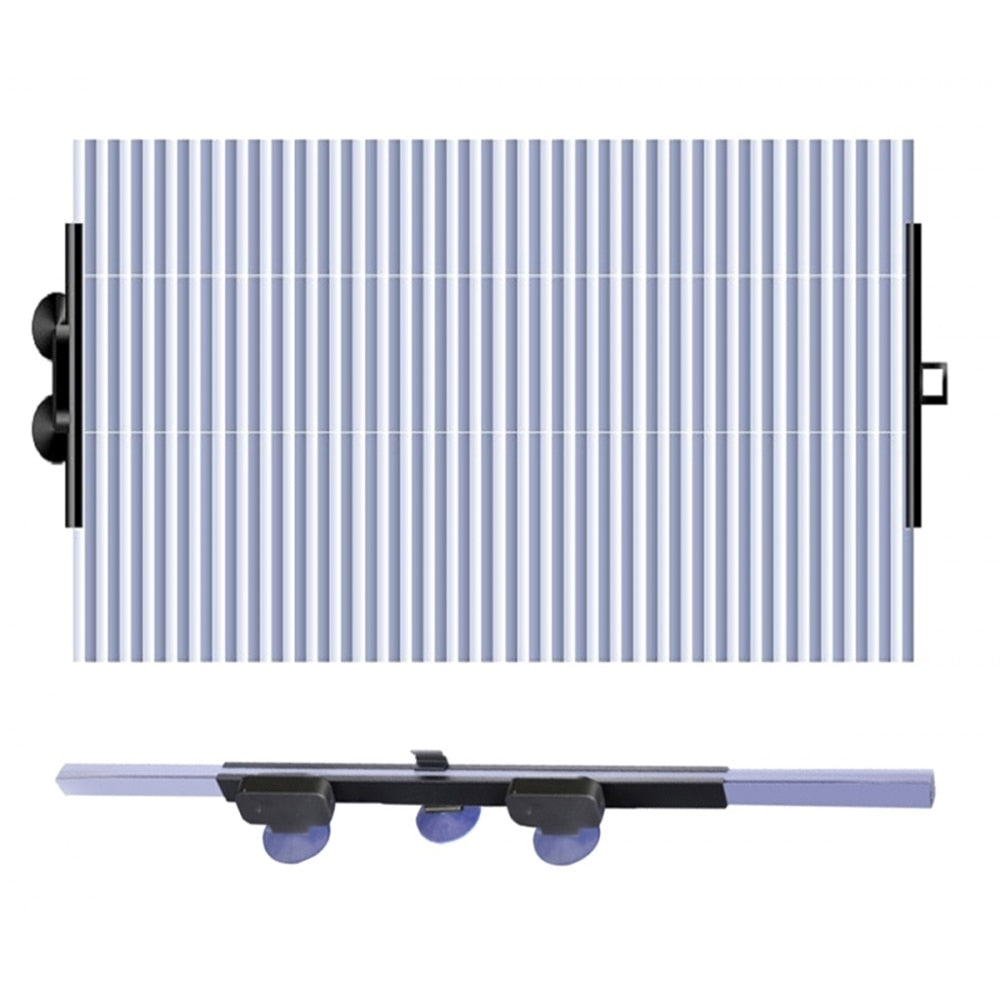 Parasolar Auto Retractabil, Fixare Ventuze, Aluminiu, 150 x 70 cm, Universal