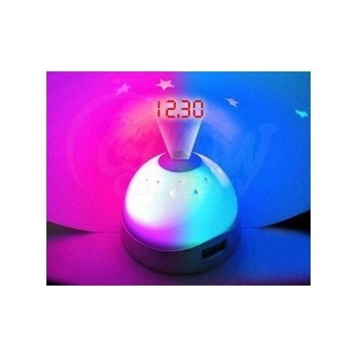 Ceas digital cu proiector LCD si jocuri de lumini