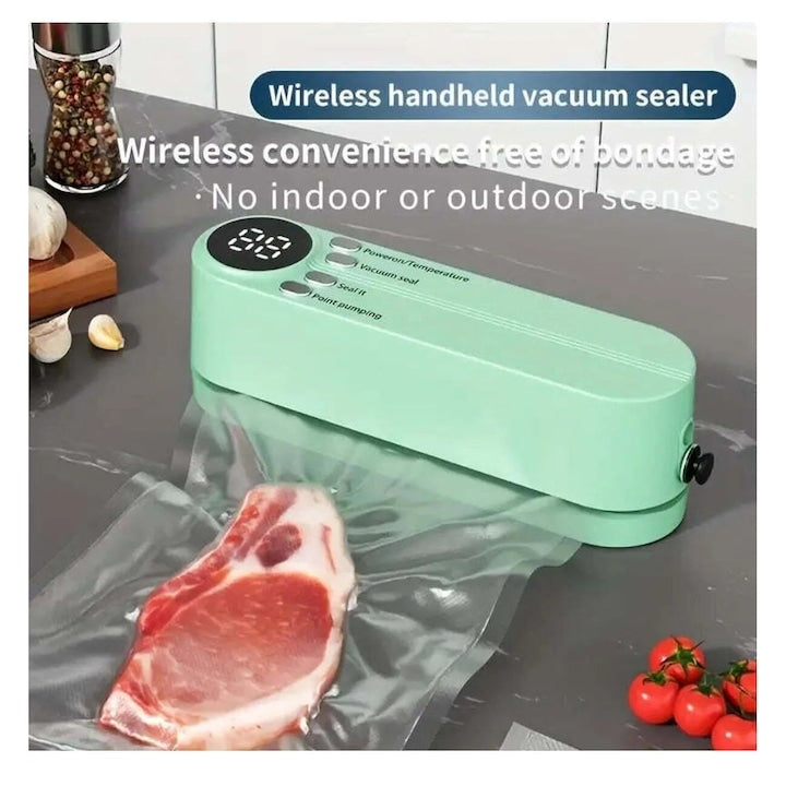 Mini Aparat de Sigilat Pungi, Reîncărcabil USB, Portabil, pentru Păstrarea Alimentelor