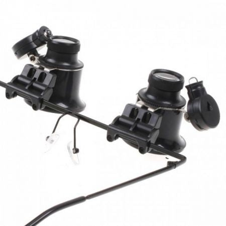 Ochelari cu magnifiere 20x lupa si LED