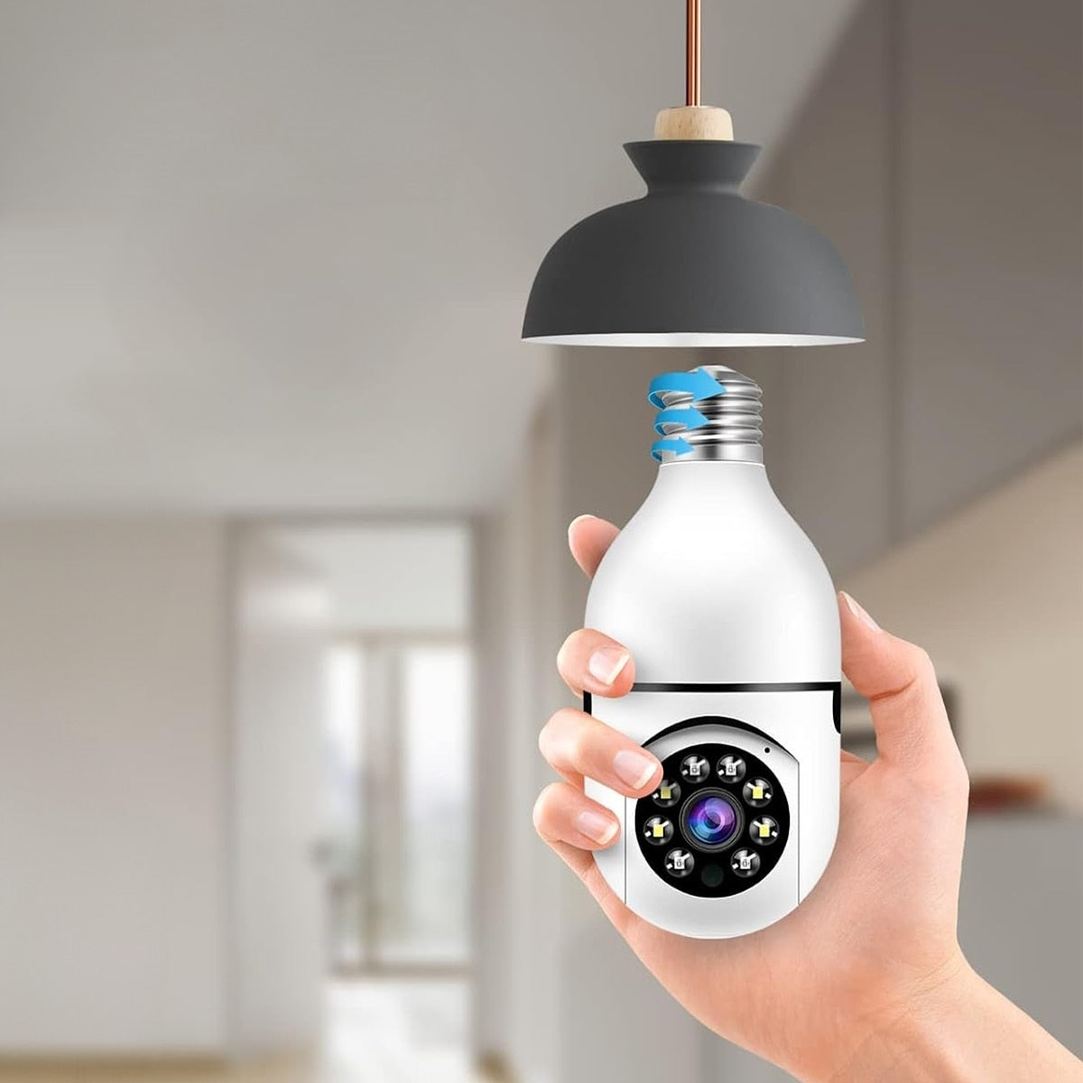 Camera de supraveghere Wireless tip bec E27