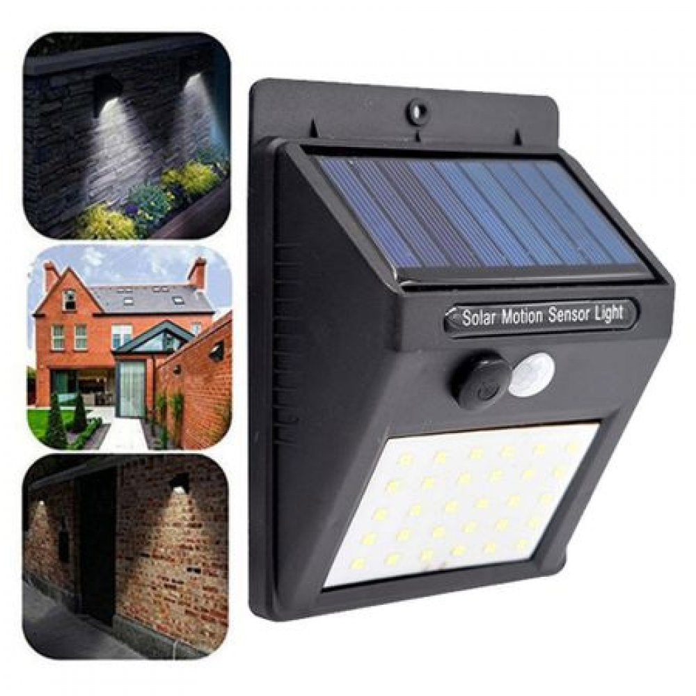 Oferta 2+1 Gratis Lampa LED cu incarcare solara si senzor de miscare