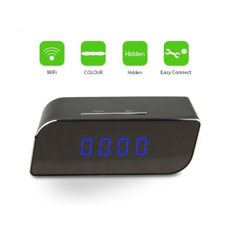 Ceas birou cu camera spion Full HD 1080p WiFi
