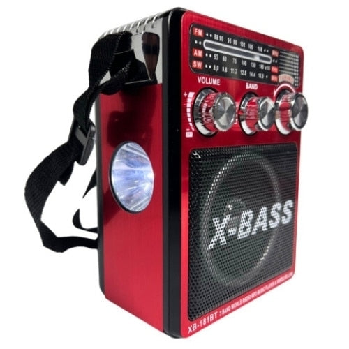 Radio portabil XB-182URT, 3 benzi, suport card SD/USB.