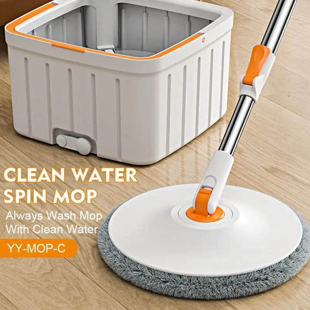 Mop rotativ microfibra 360 grade galeata cu dispozitiv de separare a apei murdare