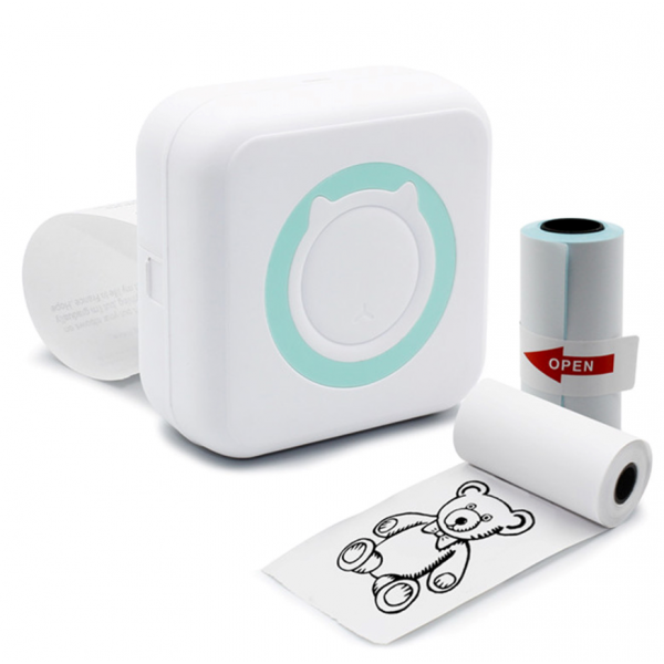 Mini imprimanta termica, portabila, bluetooth