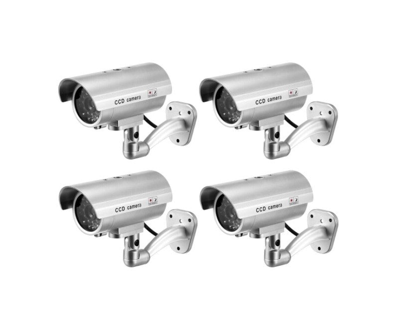 Set 4 camere supraveghere video false,cu LED incorporat