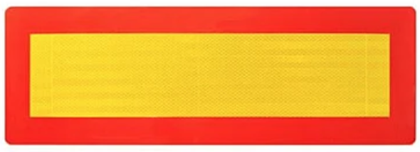 Banda/placa reflectorizanta camioane dreptunghiulara 56 cm Latime x 20cm inaltime