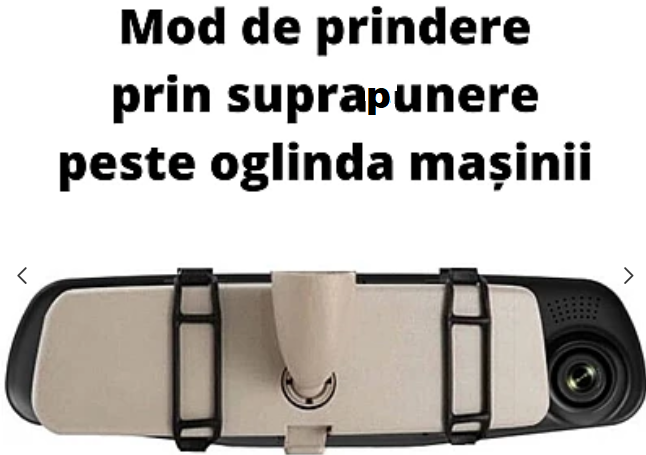 Oglinda AUTO display 3.5" cu camera fata-spate