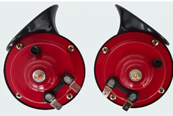 Set 2 X Claxon ROSU 12V Auto universal