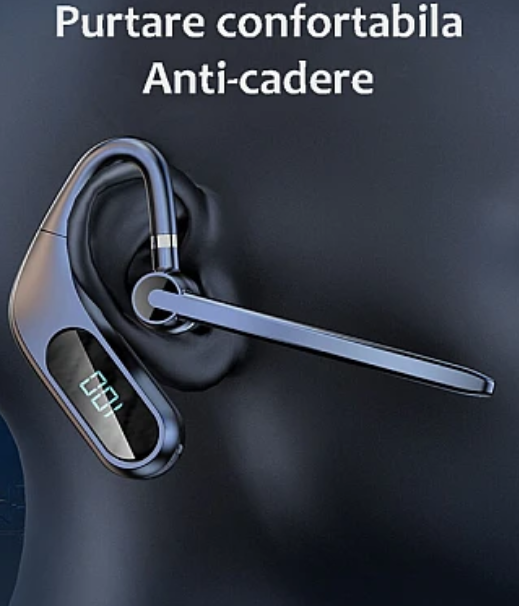 Casca Bluetooth 5.0 Wireless KJ12 Rezistenta la Apa