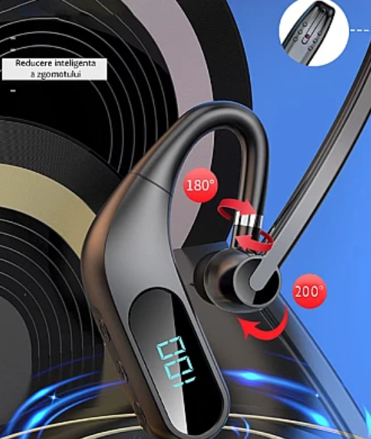 Casca Bluetooth 5.0 Wireless KJ12 Rezistenta la Apa