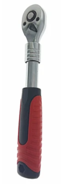 Antrenor telescopic cu clichet cu 3 capete interschimbabile