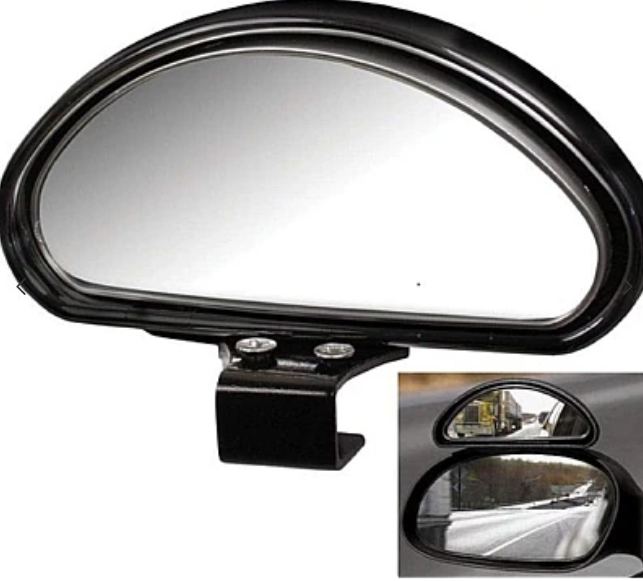 Oglinda unghi mort SP 9664 pe suport 115x56mm Negru