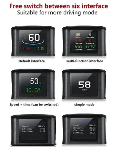 Display Head Up T600 Kilometraj cu GPS