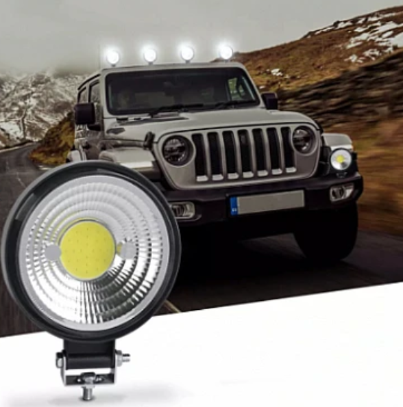 Proiector LED auto LED COB Andowl Q ZD563 putere 30W ROTUND
